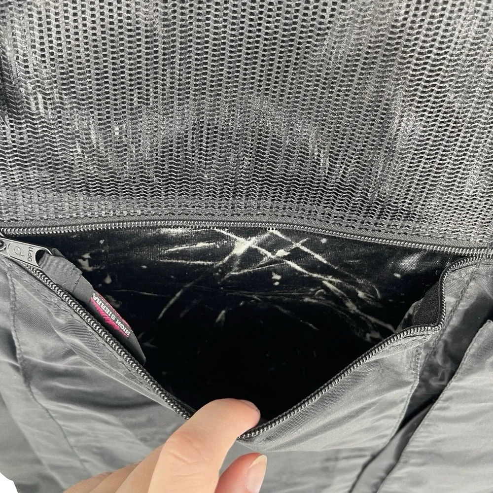 Vintage High Sierra Garment Bag Black Purple Suit Travel Luggage Shoulder 23in